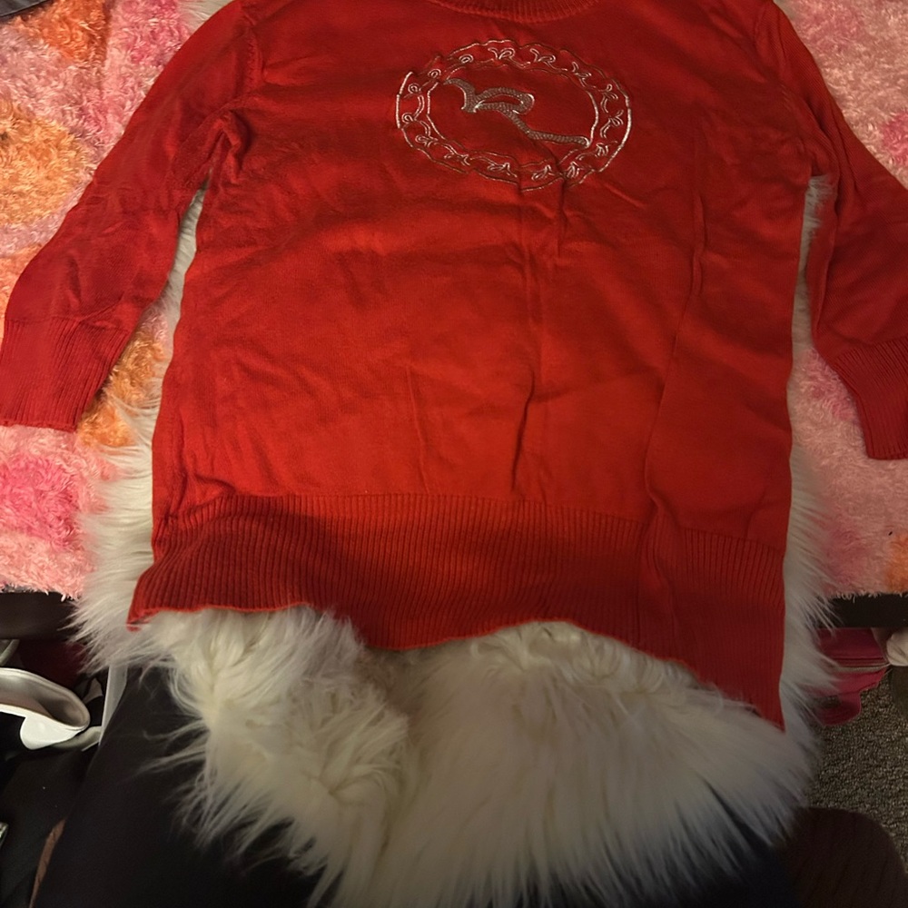 Rocawear Vibrant Red Crew Neck Sweater